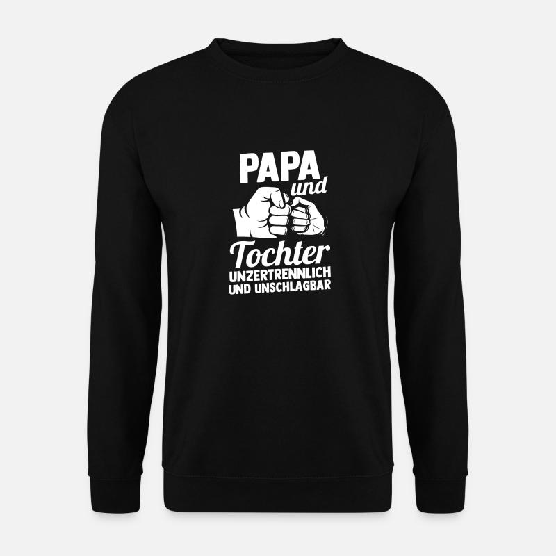 Dad And Daughter - Unisex Sweatshirt - black