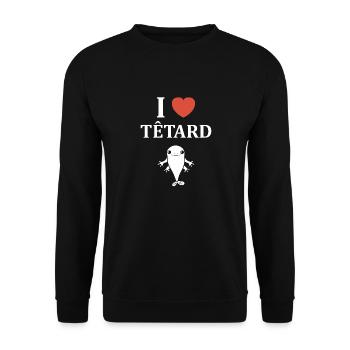 Têtard - Sweat-shirt Unisexe - noir - Devant - Alina (178cm) & Michal (187cm)