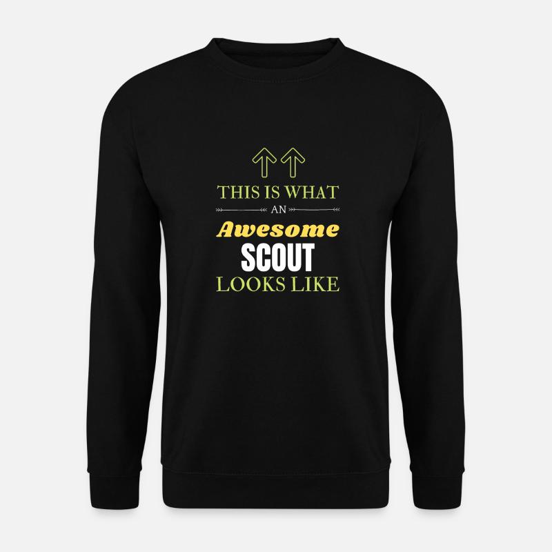 So sieht ein großartiger Scout aus - Unisex Pullover - Schwarz