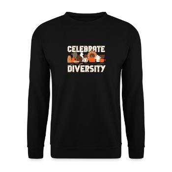 Pottery Ceramics Artist Celebrate - Unisex Pullover - Schwarz - Vorne - Alina (178cm) & Michal (187cm)