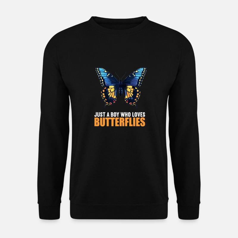 Butterfly Schmetterlinge Schmetterling - Unisex Pullover - Schwarz