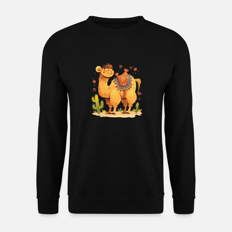 Camel Kamele Kamel - Unisex Pullover - Schwarz