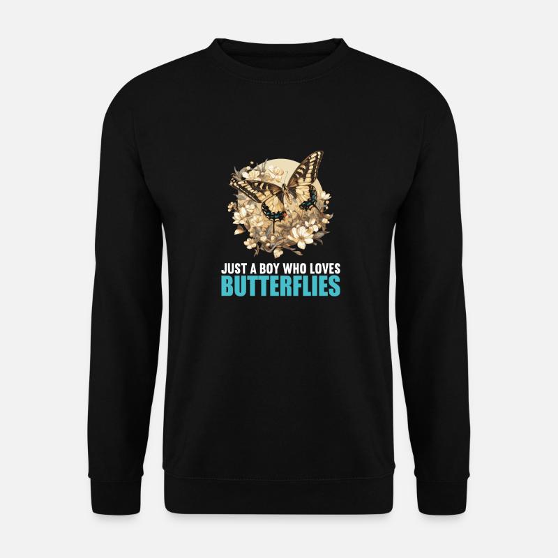 Butterfly Schmetterlinge Schmetterling - Unisex Pullover - Schwarz