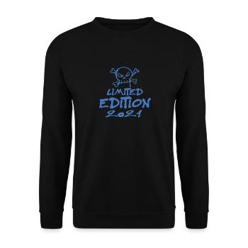 Limited Edition 2021 Geburtstag 2021 Geboren - Unisex Pullover - Schwarz - Vorne - Alina (178cm) & Michal (187cm)