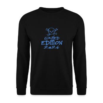 Limited Edition 2024 Geburtstag 2024 Geboren - Unisex Pullover - Schwarz - Vorne - Alina (178cm) & Michal (187cm)