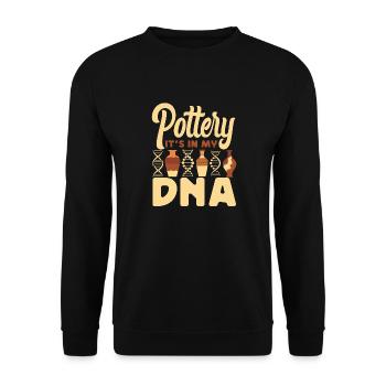 Pottery Ceramics Artist Pottery - Unisex Pullover - Schwarz - Vorne - Alina (178cm) & Michal (187cm)