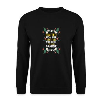 Daughters Daughter - Unisex Sweatshirt - black - Front - Alina (178cm) & Michal (187cm)