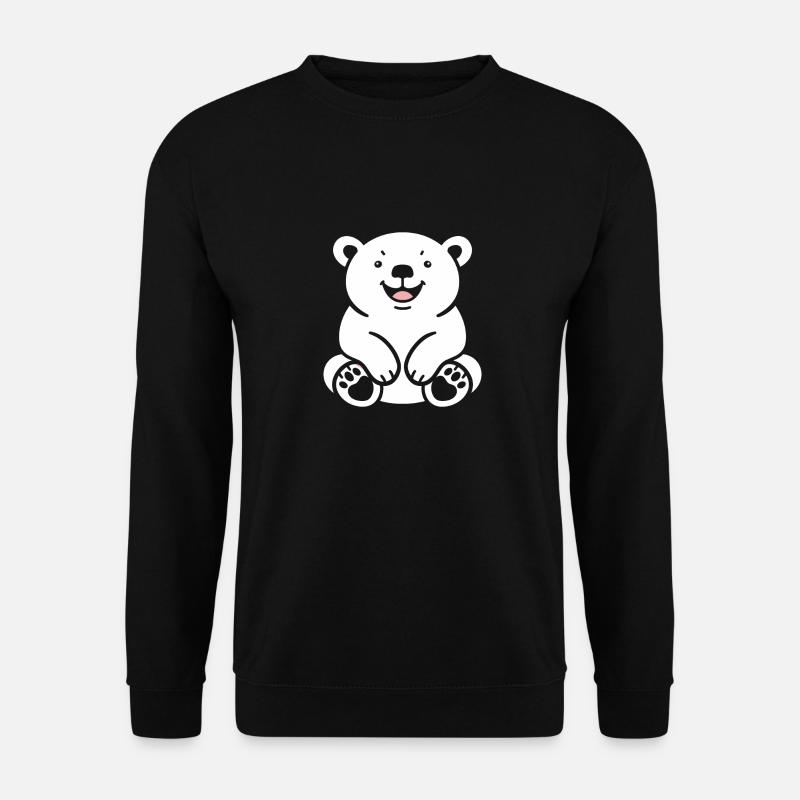 polar bear - Unisex Sweatshirt - black