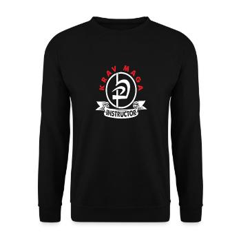 Entraîneur de Krav Maga - Sweat-shirt Unisexe - noir - Devant - Alina (178cm) & Michal (187cm)