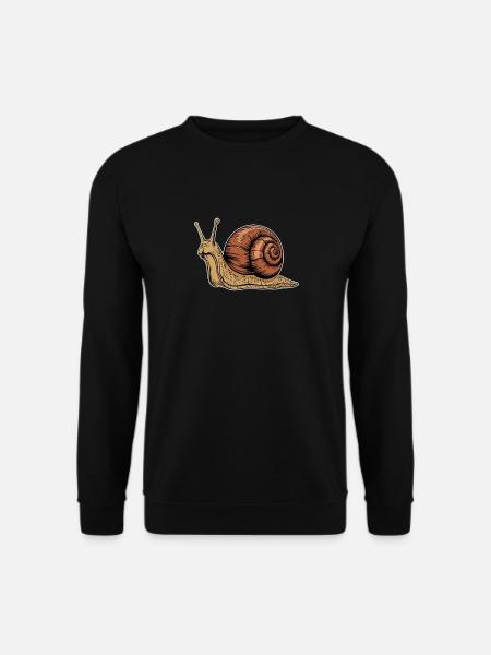 Illustration graphique d’animal d’escargot - Sweat-shirt Unisexe - noir