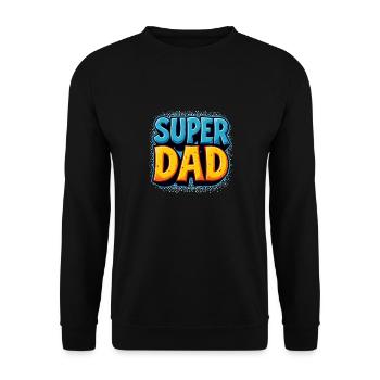 VATERTAG - Unisex Pullover - Schwarz - Vorne - Alina (178cm) & Michal (187cm)