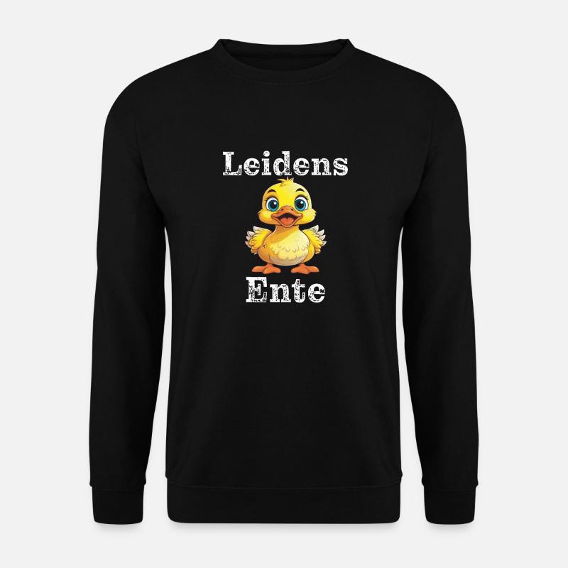 Leidens Ente - Unisex Pullover - Schwarz