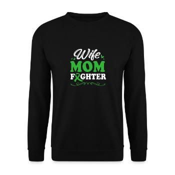 Liver disease - Unisex Sweatshirt - black - Front - Alina (178cm) & Michal (187cm)