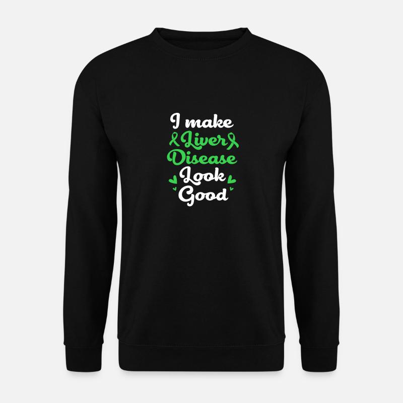 Lebererkrankung - Unisex Pullover - Schwarz