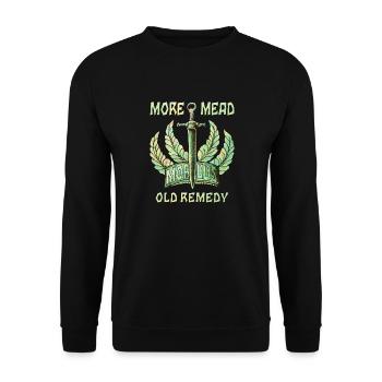 RENAISSANCE SWORD MORE MEAD - Unisex Sweatshirt - black - Front - Alina (178cm) & Michal (187cm)