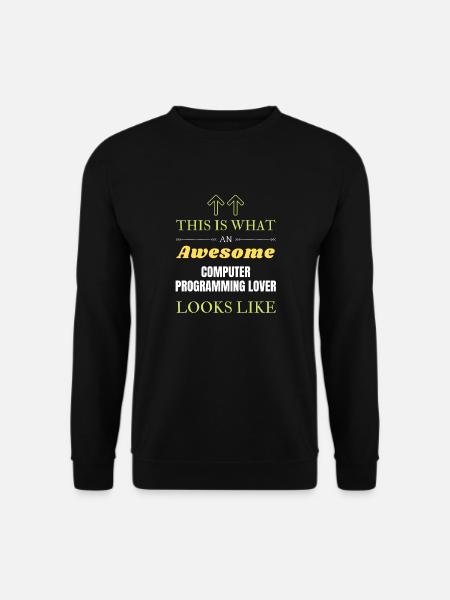 Das ist es, was ein großartiger Liebhaber der Computerprogrammierung - Unisex Pullover - Schwarz