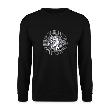 Pilze Natur Champignons Nature - Sweat-shirt Unisexe - noir - Devant - Alina (178cm) & Michal (187cm)