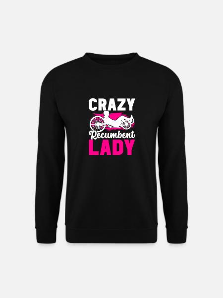 Recumbent Trike Liegetrike Liegedreirad - Unisex Pullover - Schwarz