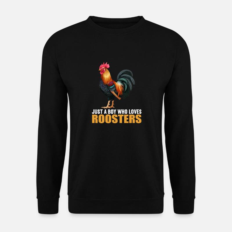 Rooster Roosters Rooster - Unisex Sweatshirt - black