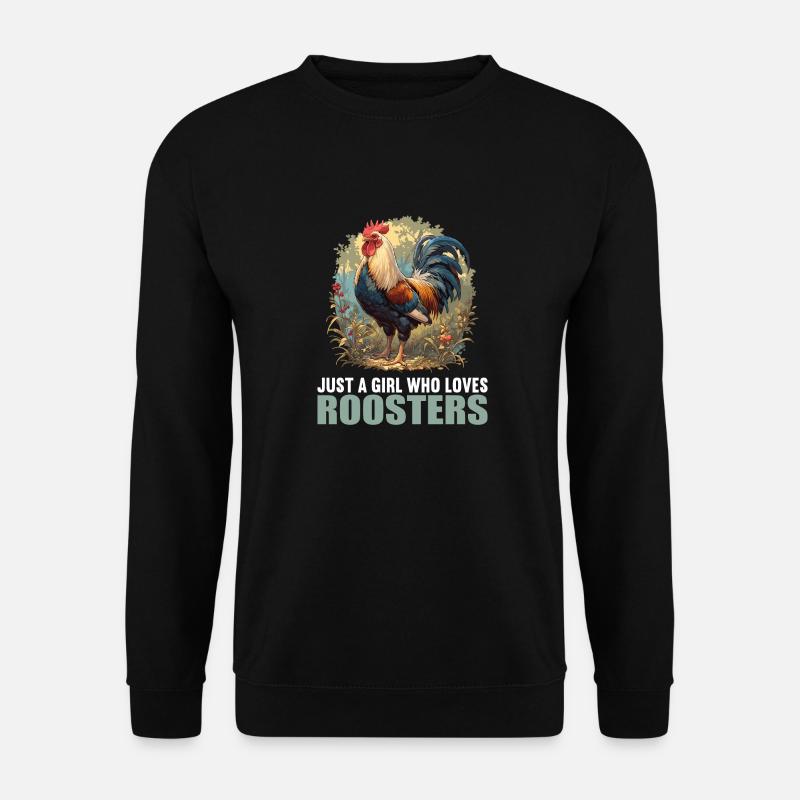 Rooster Roosters Rooster - Unisex Sweatshirt - black