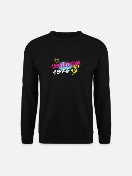 Limited Edition 1974 Geburtstag 1974 Geboren - Unisex Pullover - Schwarz