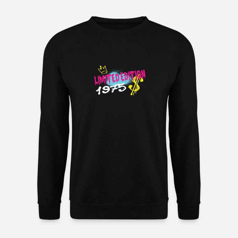 Limited Edition 1975 Geburtstag 1975 Geboren - Unisex Pullover - Schwarz