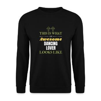 Voici à quoi ressemble un grand amateur de danse - Sweat-shirt Unisexe - noir - Devant - Alina (178cm) & Michal (187cm)