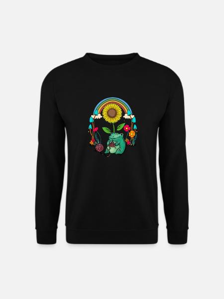 Frog, Frogs, Toad, Children, Child - Unisex Sweatshirt - black