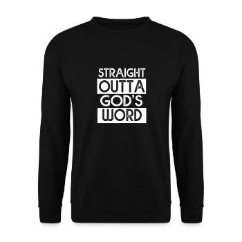 Youth pastor - Unisex Sweatshirt - black - Front - Alina (178cm) & Michal (187cm)