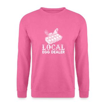Lokaler Eierhändler Hühnerbesitzer Züchter - Unisex Pullover - Pink - Vorne