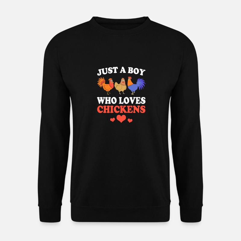 Chicken Poultry - Unisex Sweatshirt - black