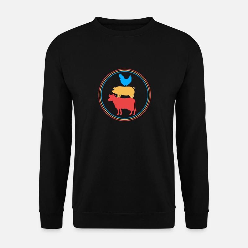 Chicken Poultry - Unisex Sweatshirt - black