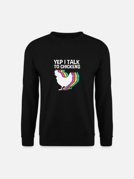 Chicken Poultry - Unisex Sweatshirt - black