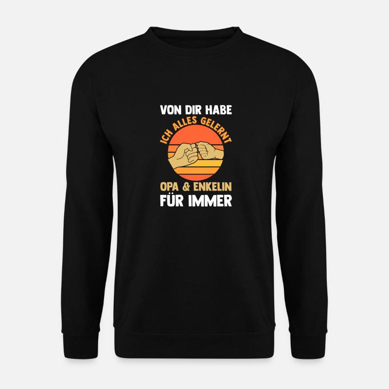 Papi et petite-fille - Sweat-shirt Unisexe - noir