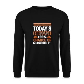 Bodenwissenschaftler Soil Science - Unisex Sweatshirt - black - Front - Alina (178cm) & Michal (187cm)