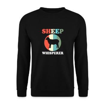 Farmer Farmer Farmer's Wife Farm - Unisex Sweatshirt - black - Front - Alina (178cm) & Michal (187cm)
