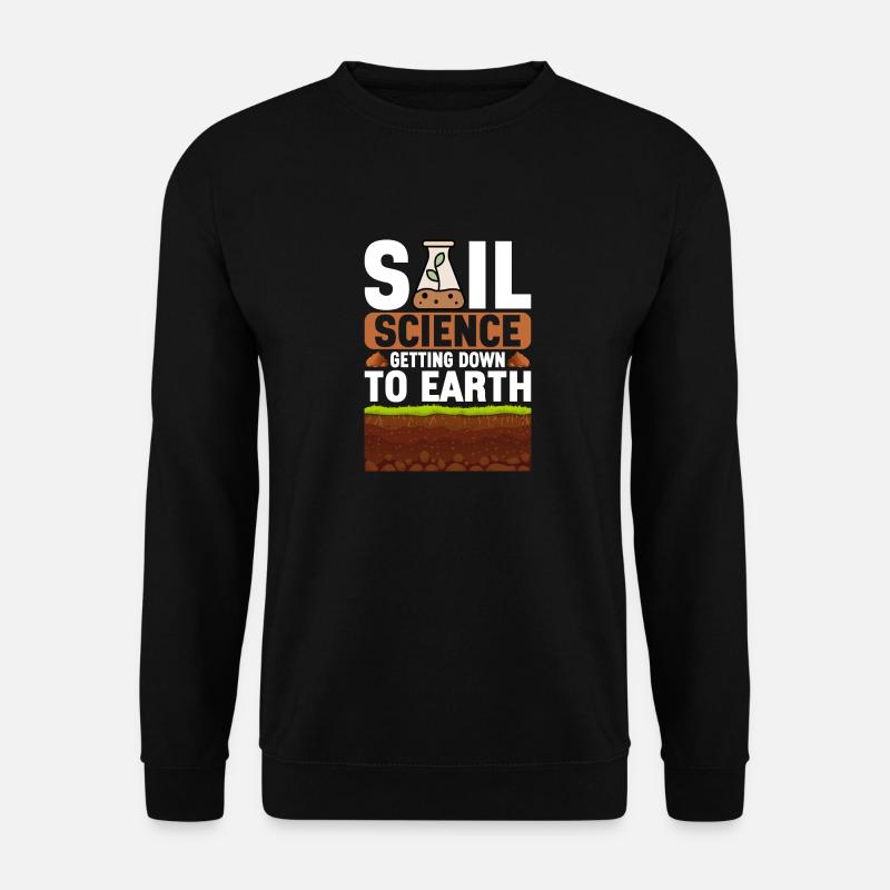 Bodenwissenschaftler Science du sol - Sweat-shirt Unisexe - noir