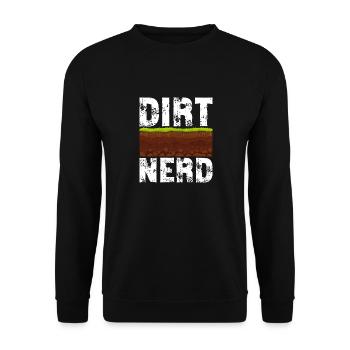 Bodenwissenschaftler Soil Science - Unisex Sweatshirt - black - Front - Alina (178cm) & Michal (187cm)
