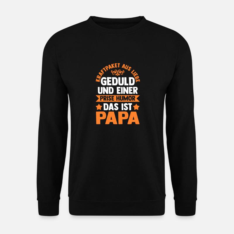 Father Dad - Unisex Sweatshirt - black