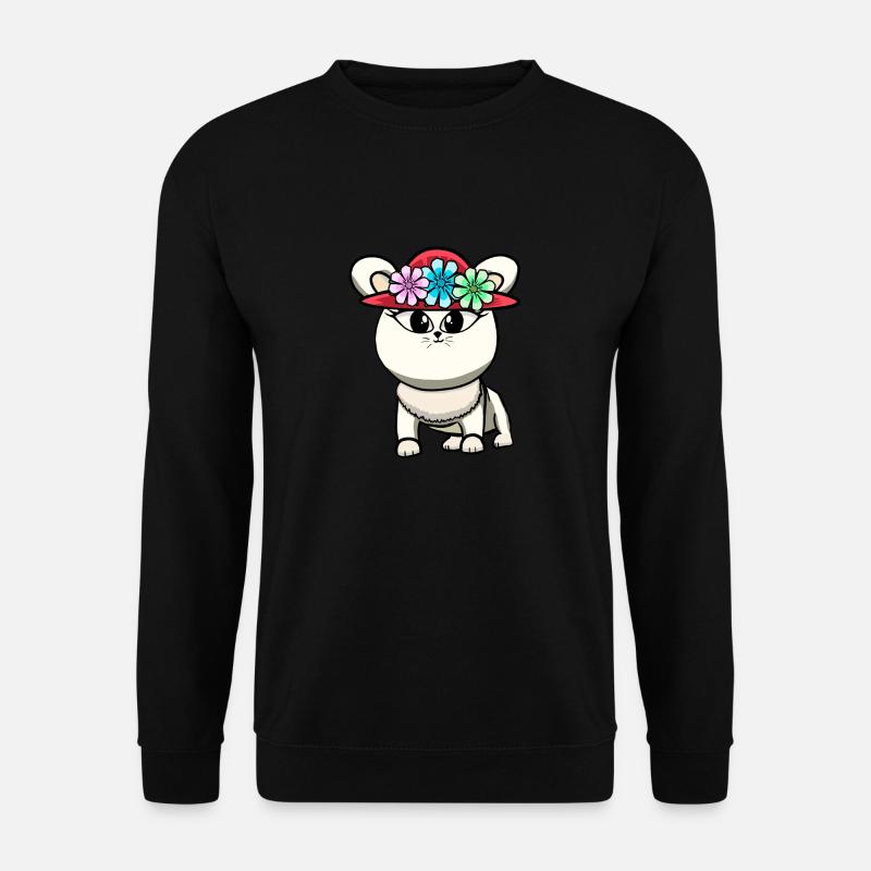 Katze Katzen Kätzchen - Unisex Pullover - Schwarz