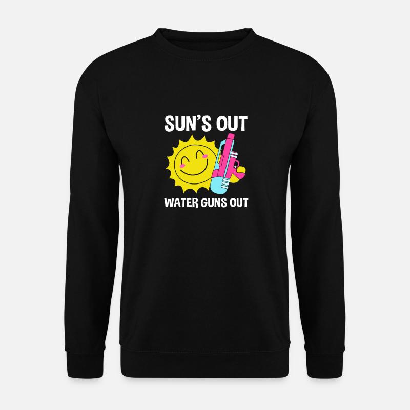 Wasserpistole - Unisex Pullover - Schwarz