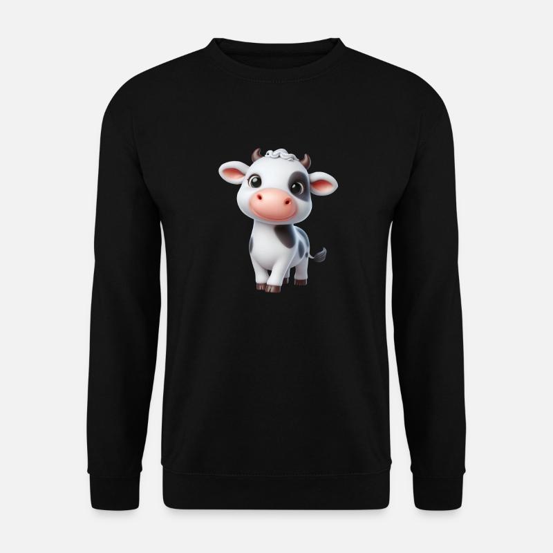 Vache 1 - Sweat-shirt Unisexe - noir