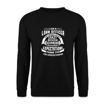 Loan Officer I Am A Loan Officer - Unisex Sweatshirt - black - Front - Alina (178cm) & Michal (187cm)