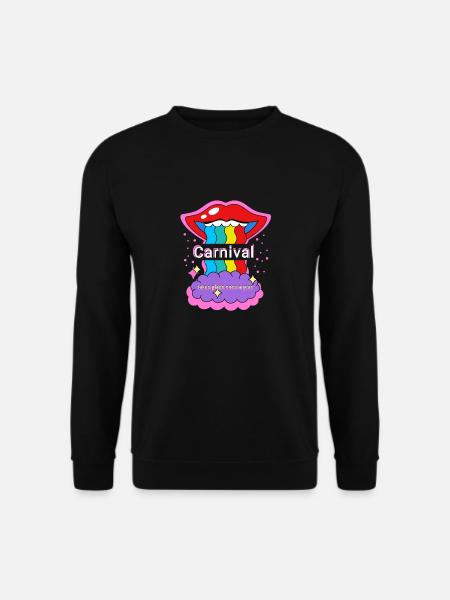 Carnival Regenbogen Farben - Unisex Pullover - Schwarz