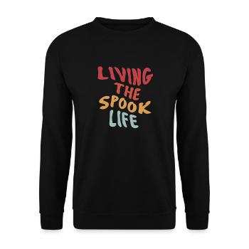 Vivre la vie fantôme Spook Life Appât - Sweat-shirt Unisexe - noir - Devant - Alina (178cm) & Michal (187cm)