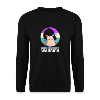 Rheumatism Arthritis - Unisex Sweatshirt - black - Front - Alina (178cm) & Michal (187cm)