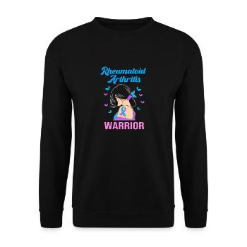 Rheumatism Arthritis - Unisex Sweatshirt - black - Front - Alina (178cm) & Michal (187cm)
