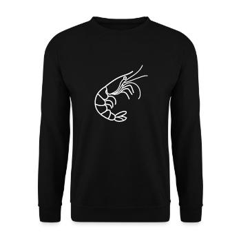 Shrimp - Unisex Sweatshirt - black - Front - Alina (178cm) & Michal (187cm)