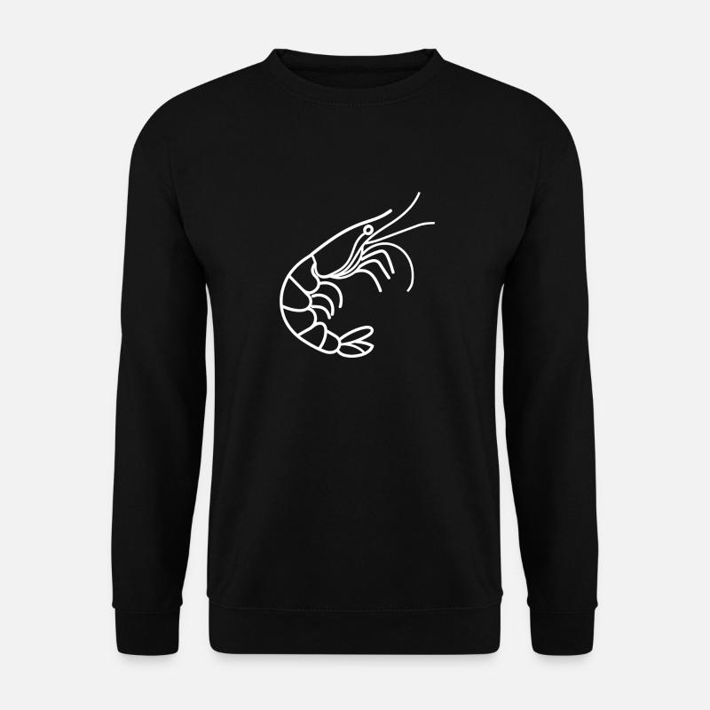 Shrimp - Unisex Sweatshirt - black