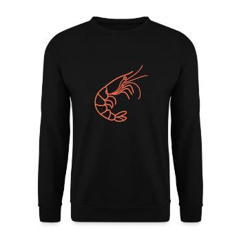 Shrimp - Unisex Sweatshirt - black - Front - Alina (178cm) & Michal (187cm)